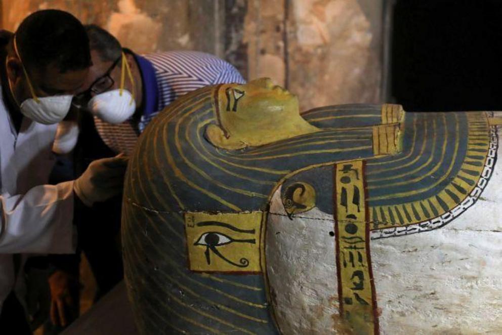 Egypt has revealed more than a dozen ancient discoveries this year.