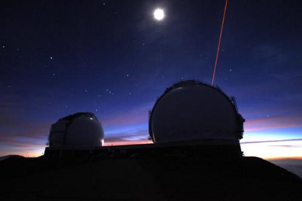 The Keck Observatory consists of 2 telescopes, Keck 1 and Keck 2, at Mauna Kea in Hawaii.
