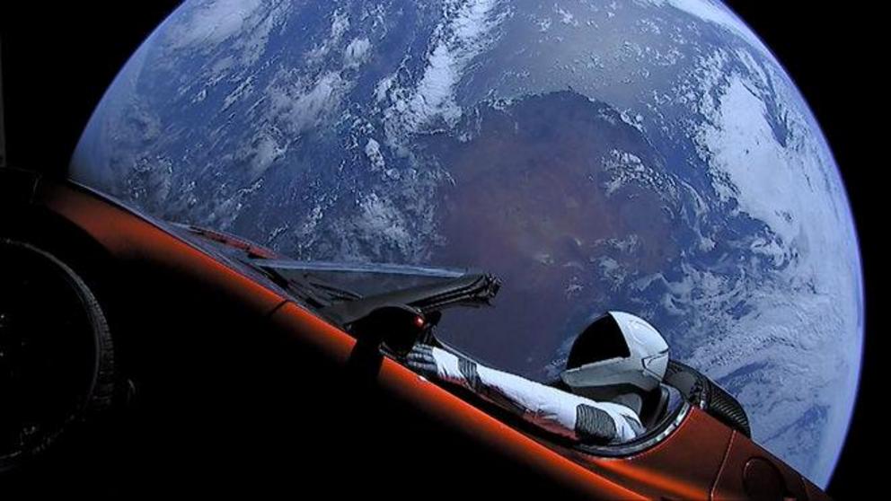 SpaceX stunned the world when it unveiled live views of Starman and its Tesla from space. Look to your right, Starman! You won't regret it.