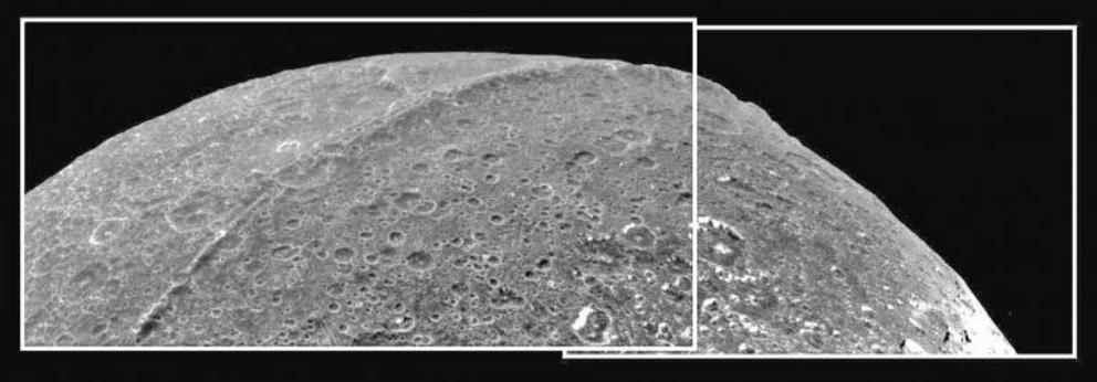 The ‘ridge’ on Iapetus.