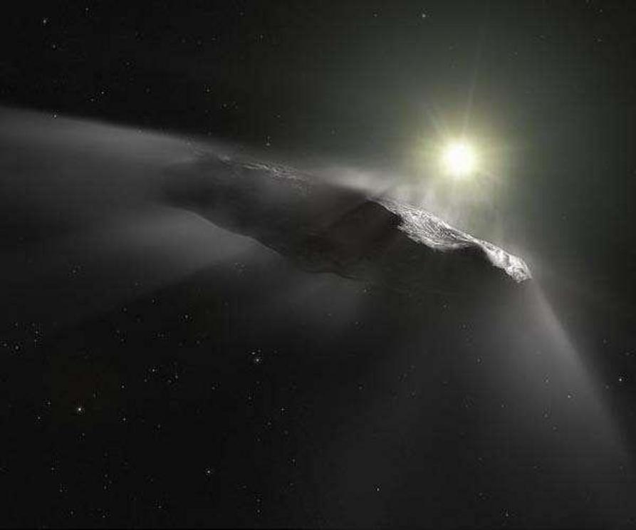 Ilustration of 'Oumuamua