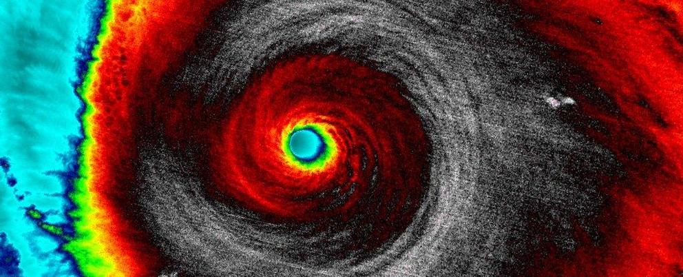 Infra-red image of Hurricane Patricia (UW/CIMSS/William Straka III)