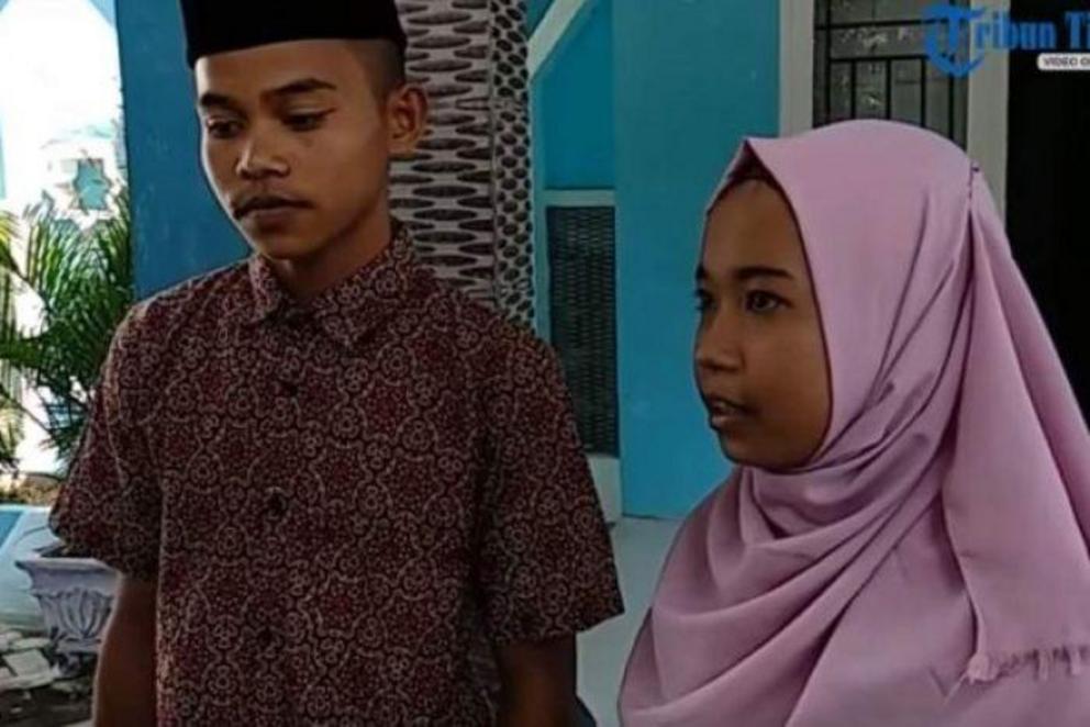 This 15-year-old boy and his 14-year-old bride made national news when a religious court granted them permission to be married.