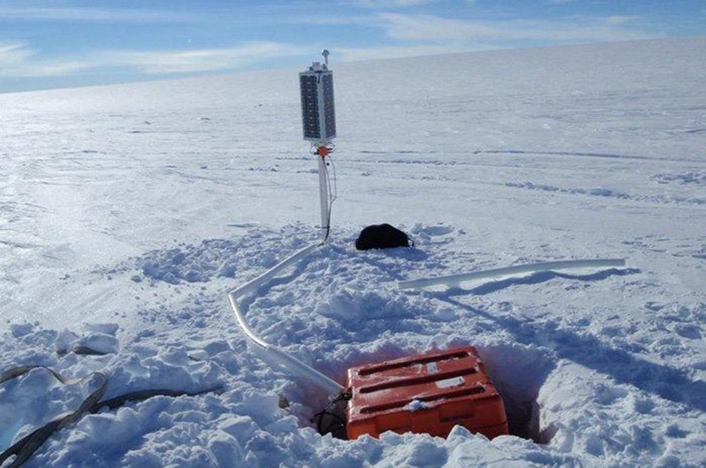 One of the seismic sensors (Drexel University)