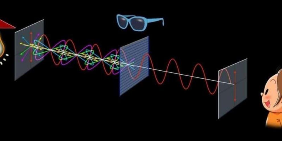 Polarization filters light so that it vibrates in one direction.