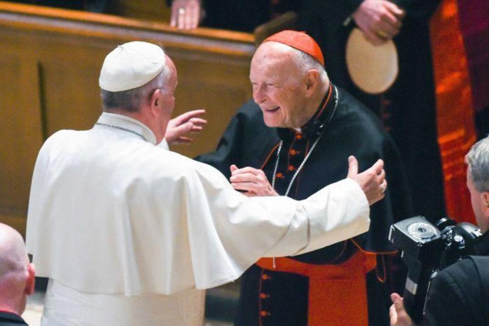 McCarrick was ordered to remain in a house for a 