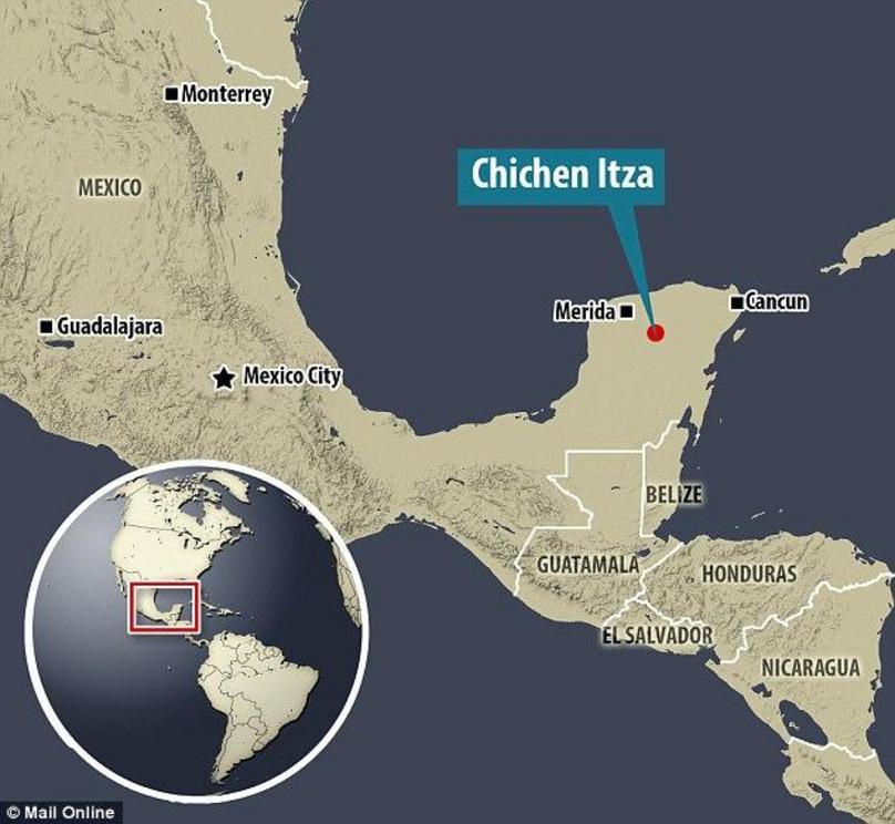 The Maya who built Chichen Itza came to dominate  the Yucatan Peninsula in southeast Mexico, shown above, for hundreds of years before dissappearing mysteriously in the 8th and 9th century AD