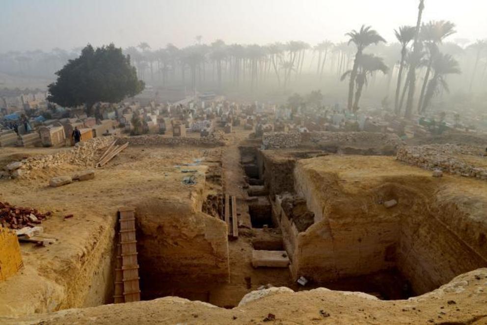 The large collection of ancient burials at Lisht in Egypt could offer insights into life and death in the Middle Kingdom roughly 4,000 years ago. Photography by Sarah Parcak