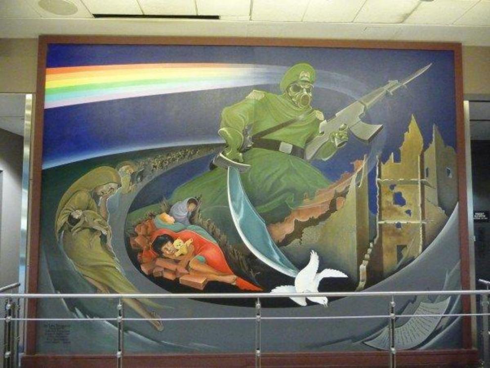 Denver Airport mural
