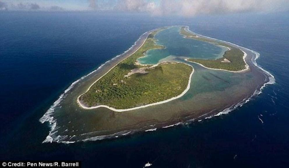 In 1940, bones were discovered on Gardner Island – now called Nikumaroro (pictured) – 400 miles south of Earhart's planned stopover on Howland Island. An expert on skeletal biology now believes the bones are '99% likely' to be Earhart's
