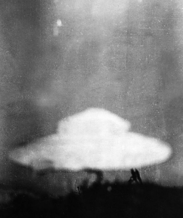 Collection of historic vintage UFO photos