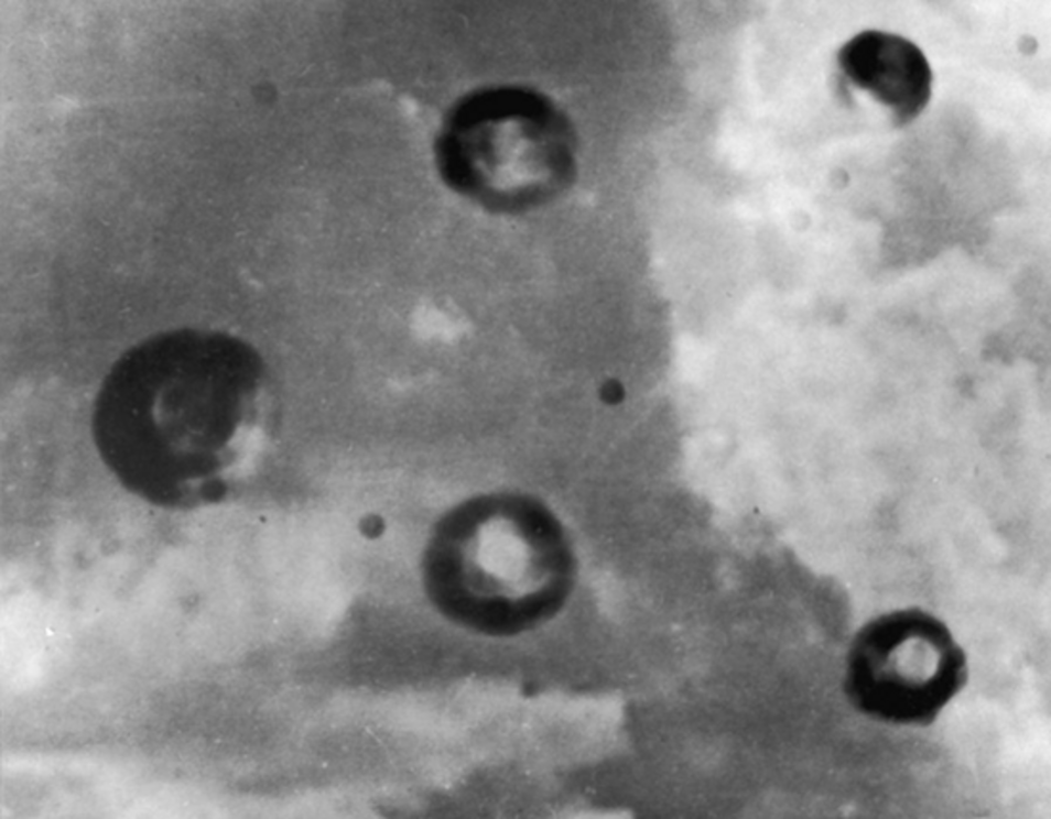 Collection of historic vintage UFO photos