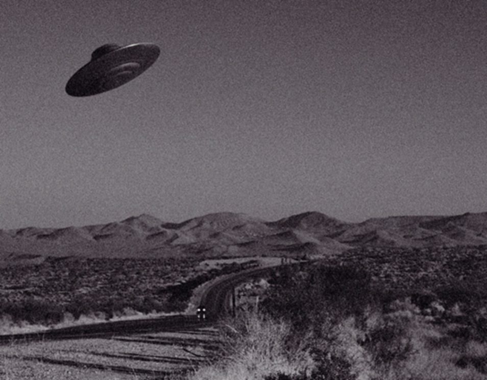 Collection of historic vintage UFO photos