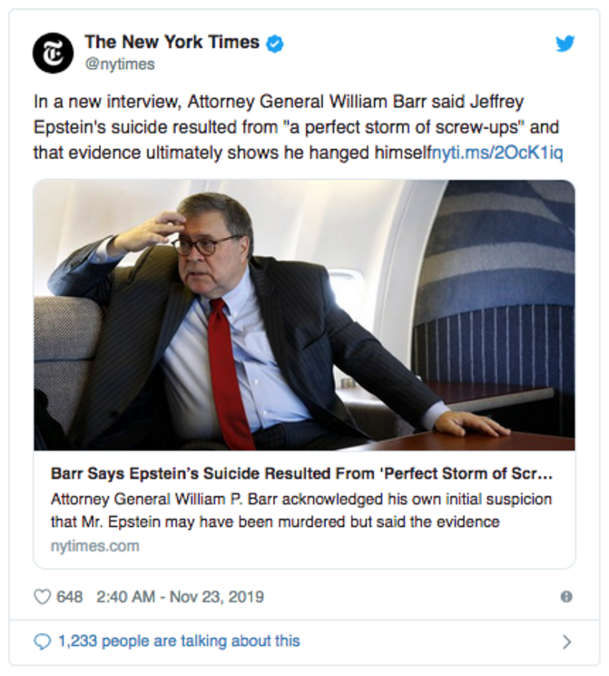 Barr says Epstein died by a series of coincidences Screen%20Shot%202019-11-23%20at%207.05.29%20pm-1574499945820