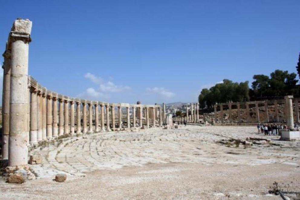 Scaenae frons at the Roman Theatre, Amman