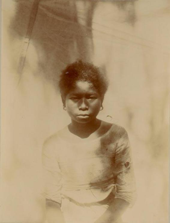 Female of an Aeta tribe, the Negrito population of the island of Luzon in the Philippines.
