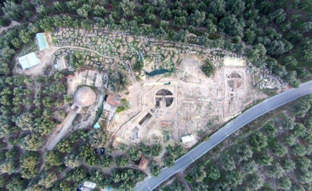 Aerial image of the discovery site.