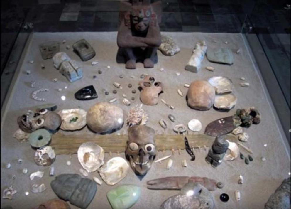 Archaeologists have fond numerous items in a site that is believed to be an Aztec Royal Burial.