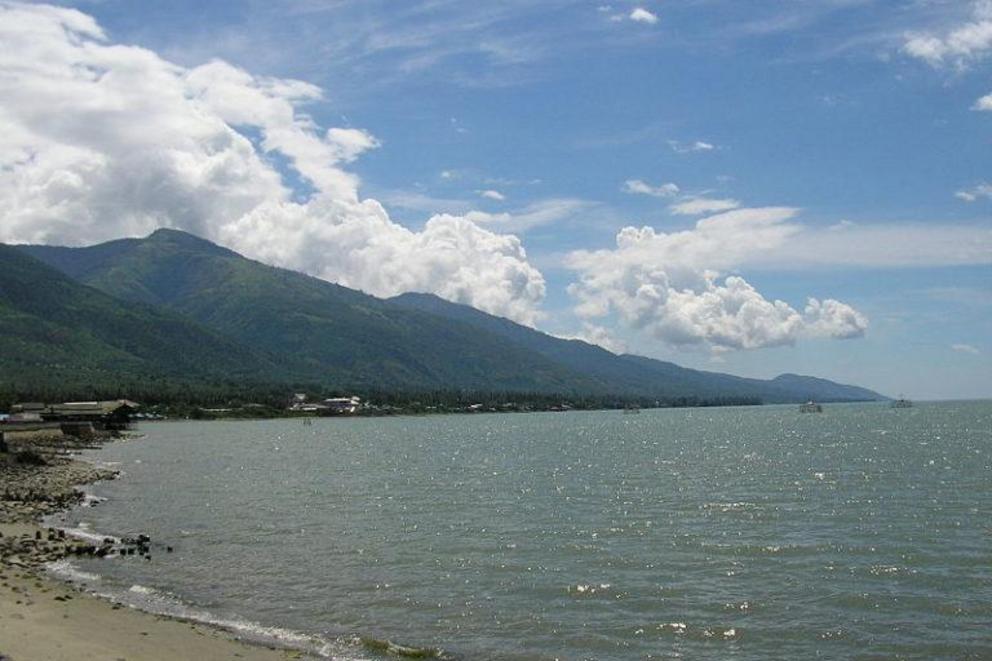 The Palu Bay, before the quake.