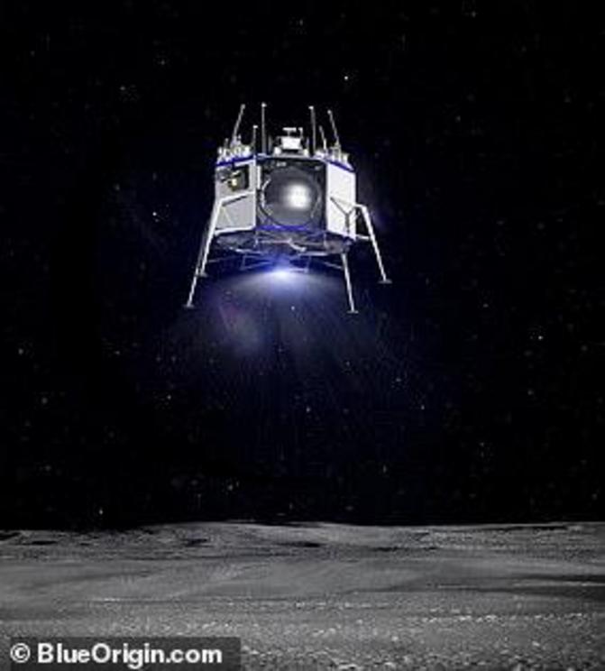 Blue Origin unveiled its lunar lander during a secretive event in May