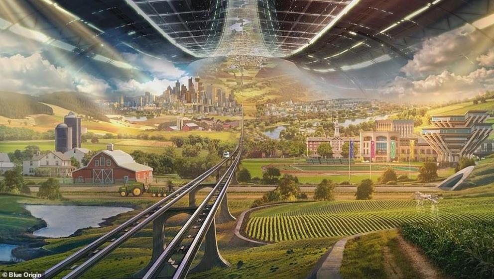 According to Bezos, a trip between different space colonies would be as simple as ‘a day trip.’ But, we still have a long way to go before the vision can become a reality. ‘This is going to take a long time, this is a big vision,’ Bezos said. ‘The price o