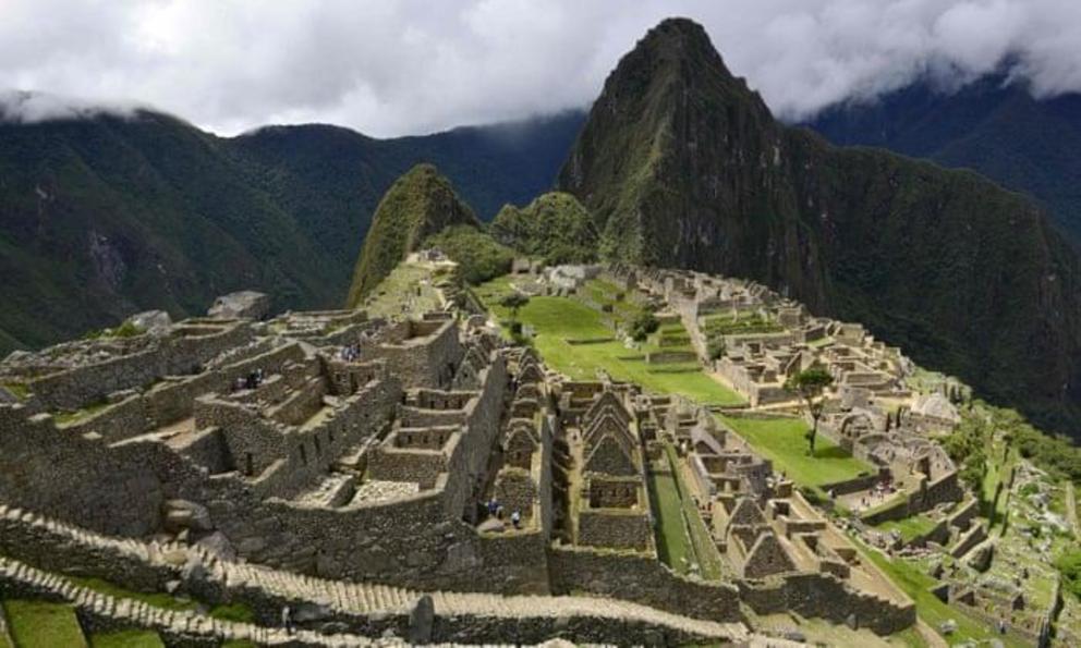 Ruins Of Machu Picchu From Above Stock Photo - Download 
