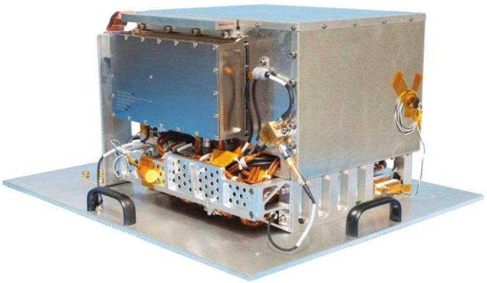 A demo unit of the Deep Space Atomic Clock.