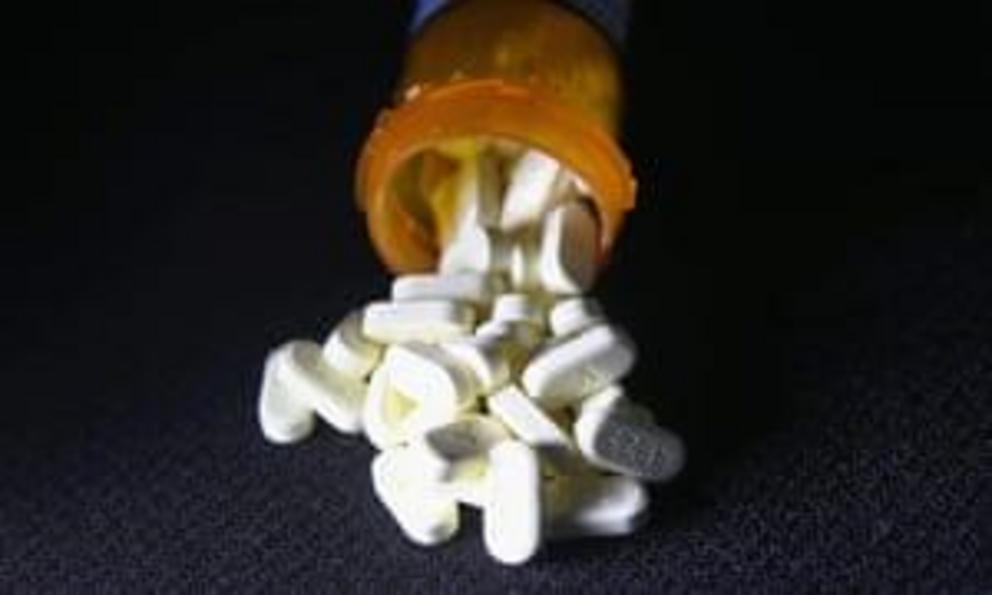 The news media rarely bother to distinguish between the legitimate prescription of opioids for pain and the diverting (or stealing) of pain pills for illicit use.’ Photograph: John Moore/Getty Images 