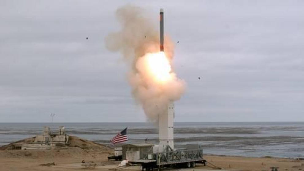 Conventional ground-launched cruise missile test, San Nicolas Island, California, August 18, 2019 ©  US Department of Defense/Scott Howe