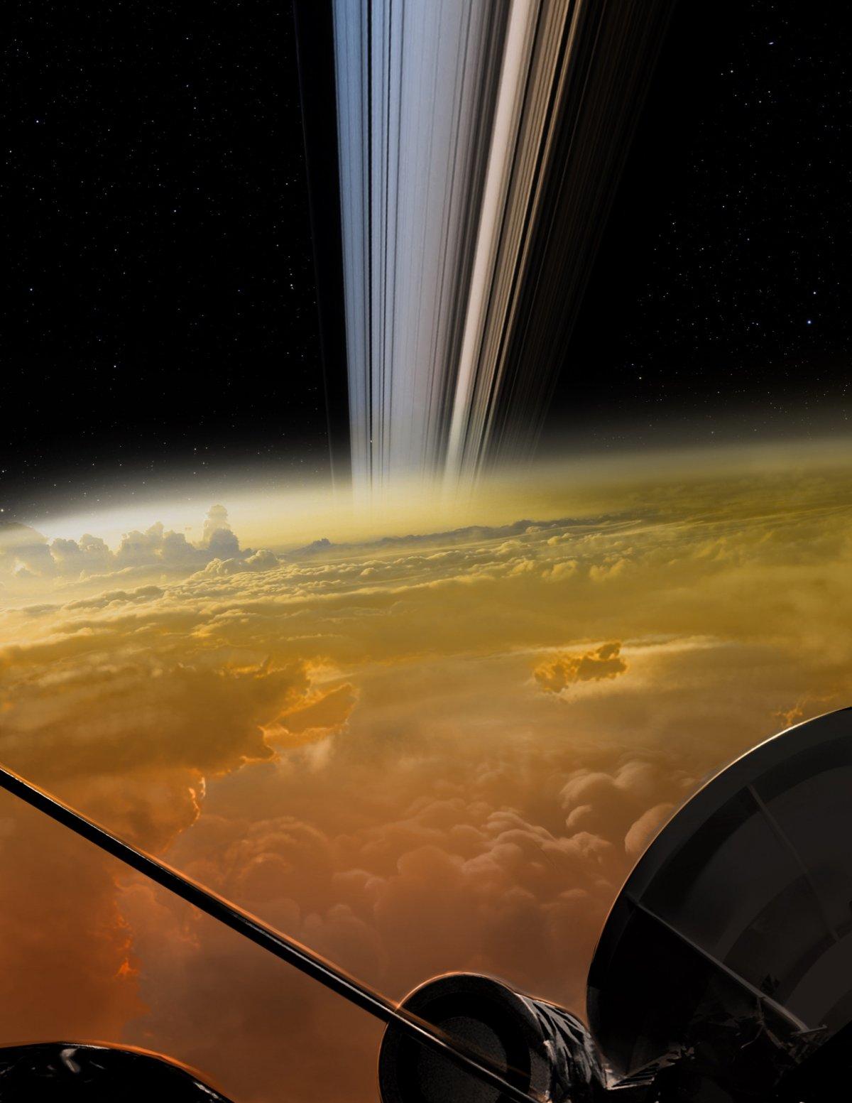 These are some of the closest ever images of Saturn that Cassini ever