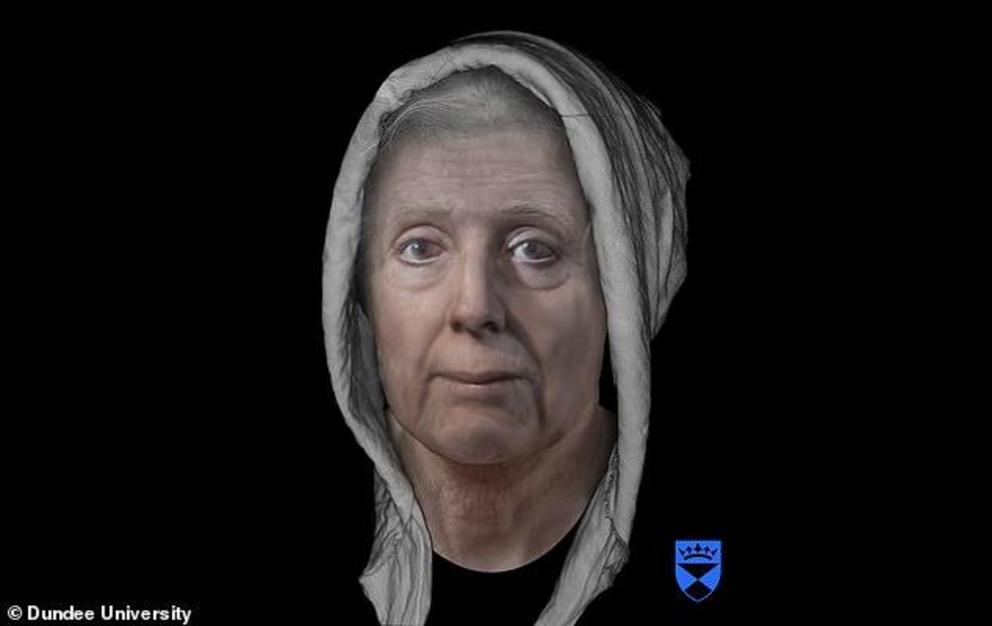 Scotland is appealing for the return of the only-known remains of a Scottish 'witch' which mysteriously vanished almost a century ago. After 'confessing' to her alleged crimes, Torryburn, Fife resident Lilias Adie, pictured in this artist's reconstruction