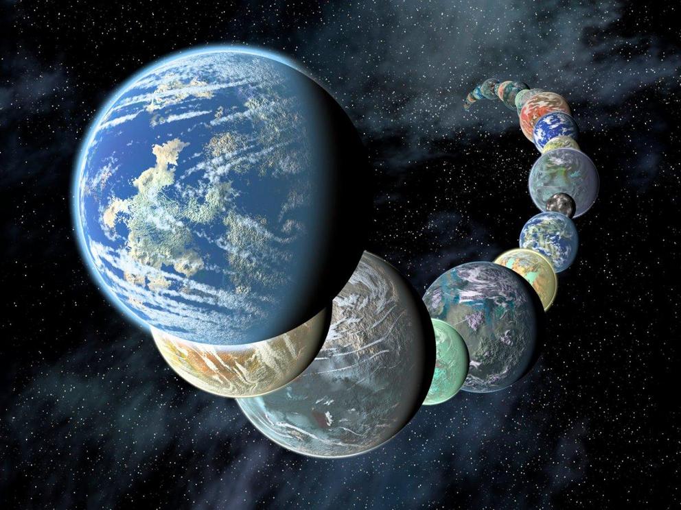 Earth-like planets have varying sizes and compositions.