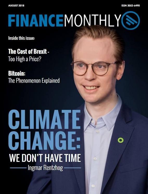 August 2018, Finance Monthly, co-founder of We Don’t Have Time, Ingmar Rentzhog