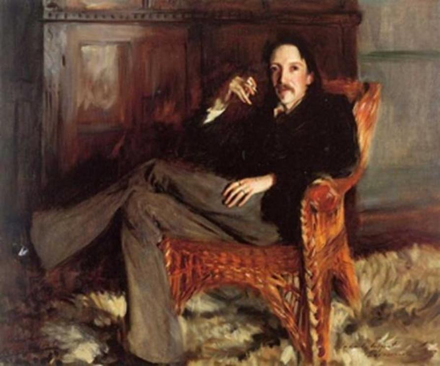 Portrait of Robert Louis Stevenson by John Singer Sargent (1887)