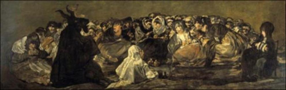 ‘El Aquelarre’ by Francisco de Goya, 1823.