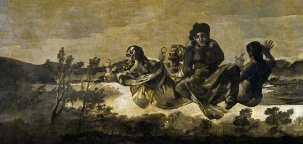 The Three Fates as depicted by Francisco de Goya.