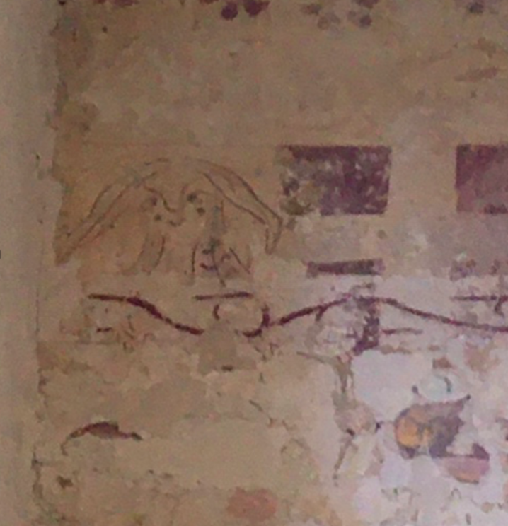 Angel or Gargoyle figure North Wall. 