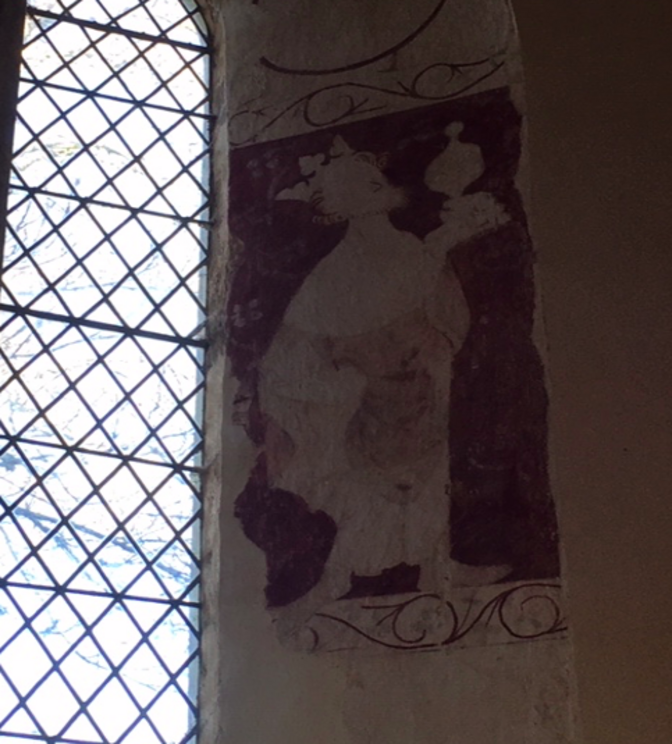 King or Magi with Orb, All Saints Church. 