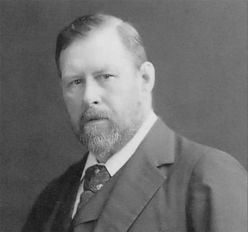 Bram Stoker, the author of the novels ‘Dracula’ (1897) and ‘The Jewel of the Seven Stars’ (1903), among many others.