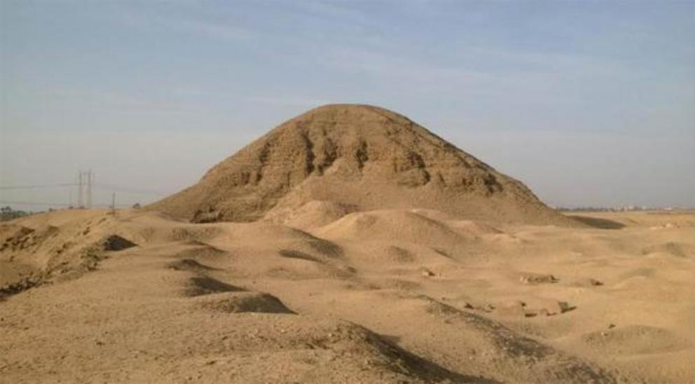 Amenemhat III’s pyramid at Hawara.