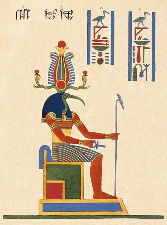 Thoth, the ancient Egyptian deity.
