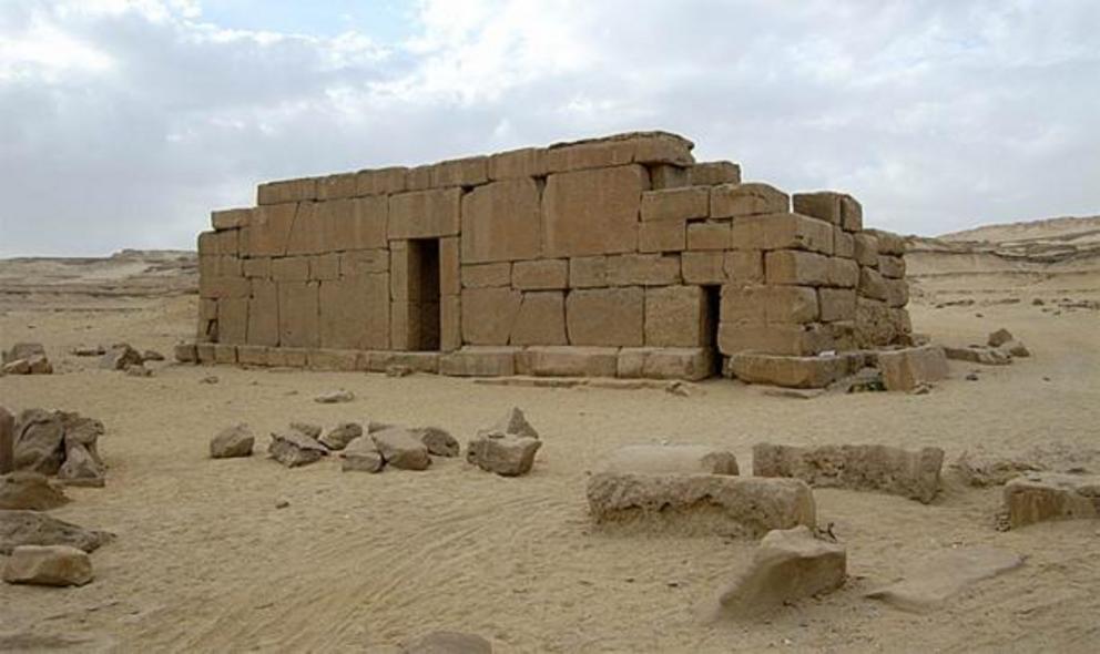 The Qasr el-Sagha temple was probably built during the reigns either of Amenemhat IV or of Egypt’s first female pharaoh, Sobekneferu, in honor of the crocodile god Sobek.