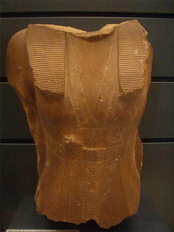 Bust of Sobekneferu on display in the Louvre, Paris.