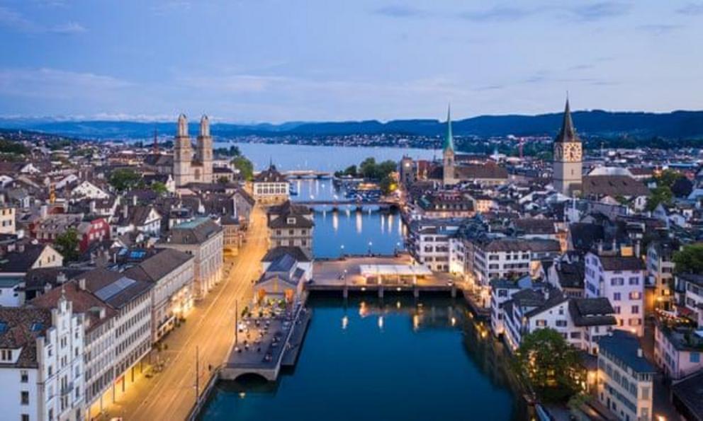 Zurich in Switzerland. The Chinese agents can enter the country without official status. Photograph: @ Didier Marti/Getty Images