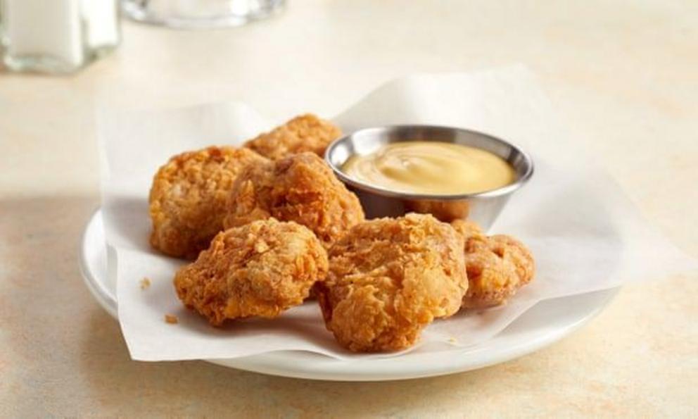 Eat Just’s ‘chicken bites’ will be initially available in a Singapore restaurant. Photograph: Hampton Creek/Eat Just