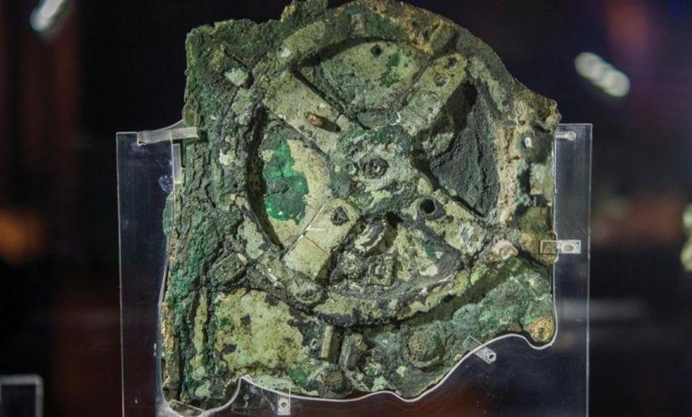 Fragment A of the famous Antikythera Mechanism. Credit: Brett Seymour/WHOI