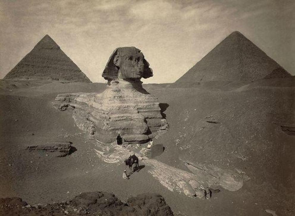 The Great Sphinx is so old it was restored for the first time 3,500