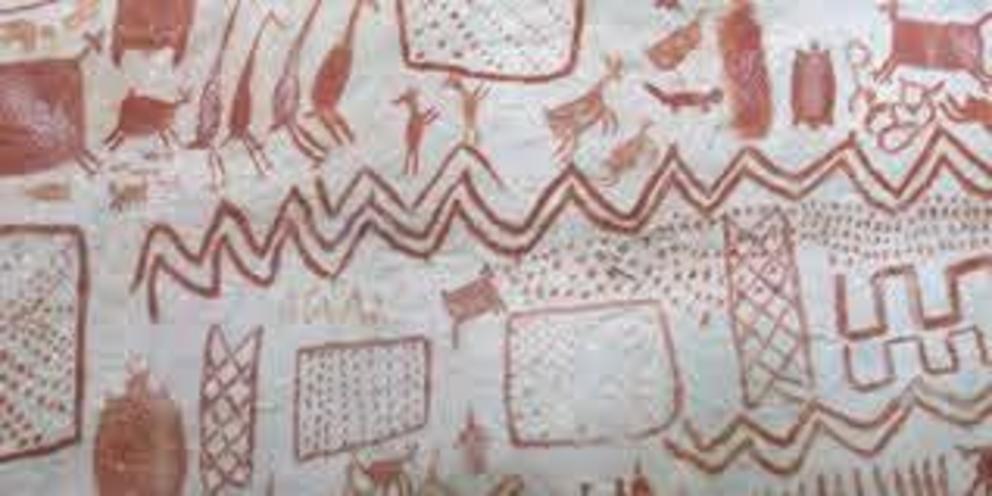 Ancient drawings of animals, humans, and geometric shapes on three recently discovered rock shelters in the Colombian Amazon.