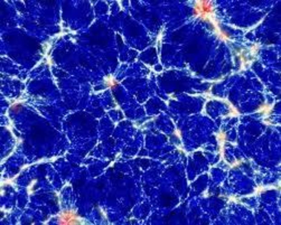 On the largest scales, matter in the Universe is arranged in a cosmic web consisting of filaments of gas separated by voids, with clusters where the filaments meet each other. From the MAGNETICUM simulation