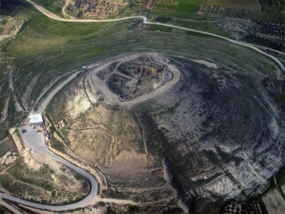 Aerial view of Herodium.